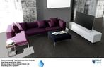 Waterbestendig Tegel Laminaat Dark Anthracite €14,95p/m2, 75 m² of meer, Zwart, Nieuw, Ophalen of Verzenden