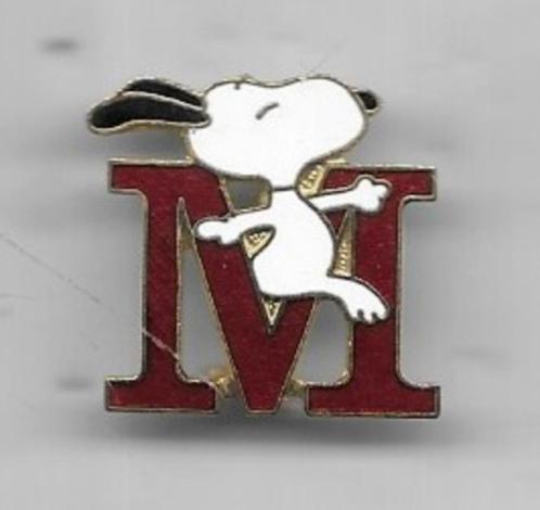 EMAILE M SNOOPY BROCHE SPELD, Verzamelen, Speldjes, Pins en Buttons, Gebruikt, Speldje of Pin, Merk, Ophalen of Verzenden