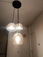 Riviera Maison Hanglamp met 3 glazen kappen, Huis en Inrichting, Lampen | Hanglampen, Ophalen, 50 tot 75 cm, Zo goed als nieuw