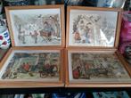 4x Anton Pieck prent 26x20 cm, Ophalen of Verzenden