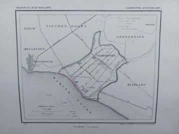 135 / Litho uit 1867 door J. Kuyper van Oudenhoorn ZH beschikbaar voor biedingen