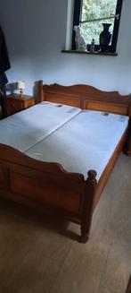 Eiken slaapkamer met toebehoren met of zonder matras tekoop, Huis en Inrichting, Slaapkamer | Complete slaapkamers, Ophalen, Gebruikt