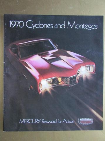 1970  MERCURY Cyclones & Montegos Prestige brochure, Engels beschikbaar voor biedingen