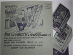 gezocht oud reclame folder harms ten harmsen tabak 1930 1940, Verzenden, Folder
