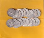 18 Zilveren Juliana Rijksdaalders Divers, Postzegels en Munten, Munten | Nederland, Koningin Juliana, Verzenden, Zilver, Losse munt