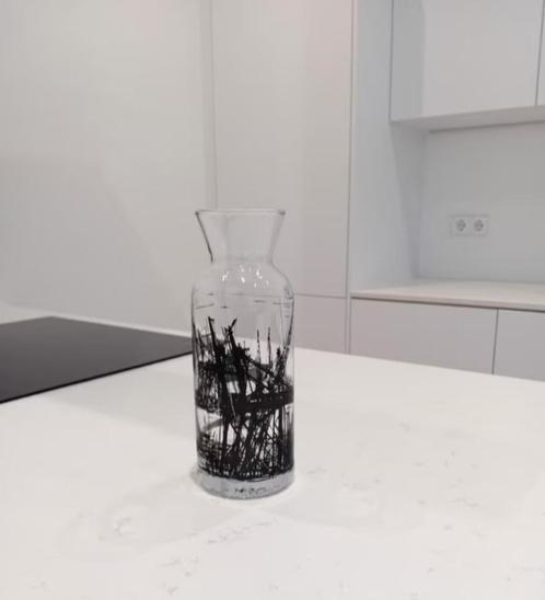 Prachtige vaas haven Rotterdam (Hanna de Haan), Huis en Inrichting, Woonaccessoires | Vazen, Nieuw, Minder dan 50 cm, Glas, Ophalen
