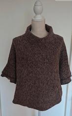 Leuke poncho/trui, Bruin, Verzenden, Maat 42/44 (L), Zo goed als nieuw