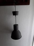 Industriële mat grijs Metalen Hanglamp, Huis en Inrichting, Lampen | Hanglampen, Industriël Modern, Ophalen of Verzenden, Zo goed als nieuw