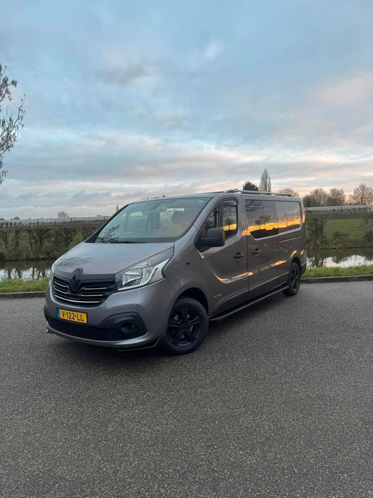 Renault Trafic 1.6 DCI  L2H1 | Dubbele Cabine | 2018 | volle, Auto's, Bestelauto's, Bedrijf, ABS, Achteruitrijcamera, Adaptieve lichten