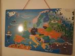 Houten Europa Puzzel / Wanddecoratie - Playtive, Ophalen of Verzenden, Zo goed als nieuw, Overige typen