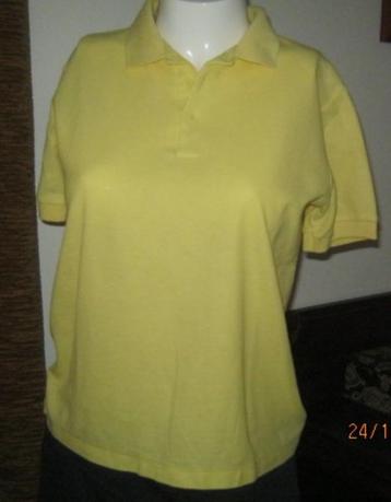 Polo shirt geel maat S dames of heren beschikbaar voor biedingen