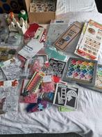 Diverse stempels en materialen, Hobby en Vrije tijd, Scrapbooking, Overige merken, Zo goed als nieuw, Ophalen