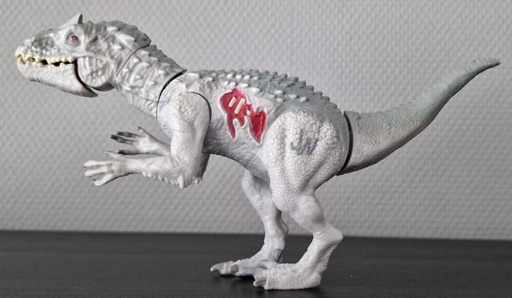 Jurassic World Dino Bashers & Biters Indominus Rex, Kinderen en Baby's, Speelgoed | Actiefiguren, Gebruikt, Ophalen of Verzenden