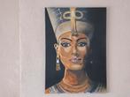 Schilderij Nefertiti, Antiek en Kunst, Ophalen of Verzenden