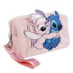 Stitch en Angel Toilettas - Disney, Sieraden, Tassen en Uiterlijk, Toilettassen, Ophalen of Verzenden, Nieuw, Roze, Meisje