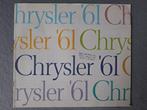 Brochure CHRYSLER  RANGE -1961 USA, Ophalen of Verzenden, Overige merken