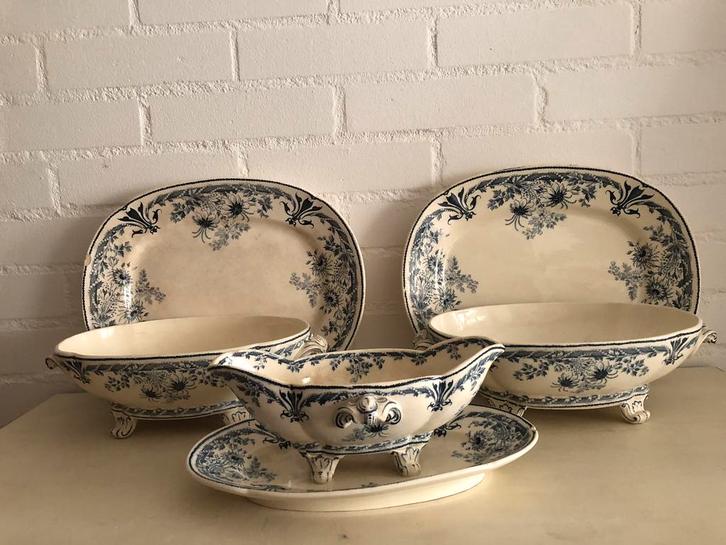 Sarreguemines, Antiek en Kunst, Antiek | Servies compleet, Ophalen