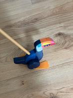 Houten Duw/loopstok toekan, Ophalen, Gebruikt, Jongen of Meisje