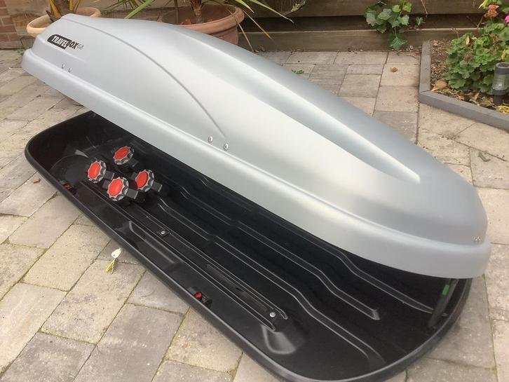 Ruime Hapro Travelbox 4,5 inh 450Liter, 178x78x42, Auto diversen, Dakkoffers, Zo goed als nieuw, Ophalen