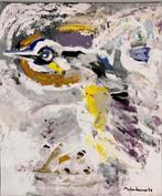 Nico Molenkamp - De Schietvogel (1993), Antiek en Kunst, Kunst | Schilderijen | Abstract, Ophalen of Verzenden
