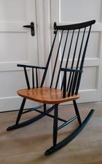 Deense schommelstoel Ilmari Tapiovaara vintage design stoel, Huis en Inrichting, Ophalen, Gebruikt, Hout, 50 tot 75 cm