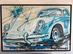 Eric Jan Kremer Porsche Schilderij - Gesigneerd en Ingelijst, Ophalen
