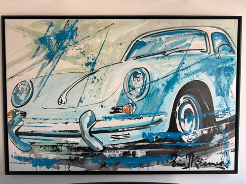 Eric Jan Kremer Porsche Schilderij - Gesigneerd en Ingelijst, Antiek en Kunst, Kunst | Schilderijen | Abstract, Ophalen