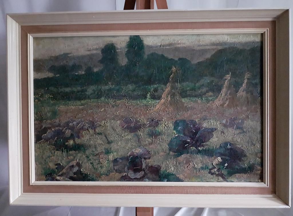 Arthur Haegebaert (1876-1942) - De Moestuin - 1920, Antiek en Kunst, Kunst | Schilderijen | Klassiek, Ophalen