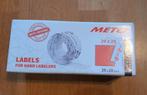 Meto 3500 etiketten rood 29x28mm 729, Ophalen of Verzenden, Nieuw