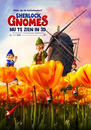 SHERLOCK   GNOMES      filmposter. beschikbaar voor biedingen
