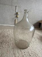 Grote Glazen Fles / Mandfles, Ophalen, Gebruikt, Overige kleuren, Glas