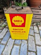 oud Shell smeermiddelen blik 20 l man cave, Verzamelen, Ophalen of Verzenden, Gebruikt, Overige