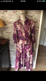 Mooie travelstof jurk Iz Naiz, Maat 38/40 (M), Verzenden, Paars, Iz Naiz