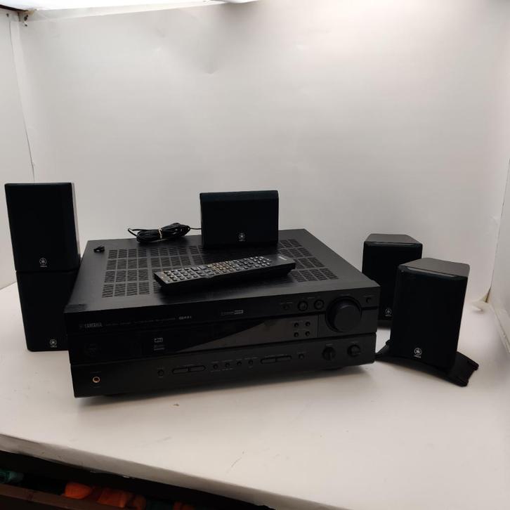 Yamaha RX-V530RDS surround set met subwoofer +a.b. €149.99, Audio, Tv en Foto, Home Cinema-sets, Zo goed als nieuw, Overige spelers