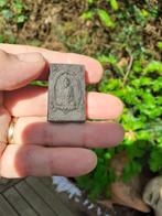 Antieke Hindoe Amulet/Tekst op achterzijde, Antiek en Kunst, Ophalen of Verzenden