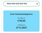 Dagje uit cadeaukaart twv €50, Tickets en Kaartjes, Cadeaubon, Overige typen