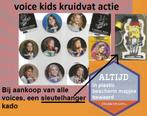 Voice kids Kruidvat  / Jukebox voices (munten / flippo), Ophalen of Verzenden
