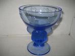 Mickey Mouse ijscoupe blauw glas, Ophalen of Verzenden, Mickey Mouse, Zo goed als nieuw, Servies