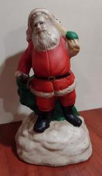 Vintage Kerstman Beeldje Keramiek 17cm hoog. (B), Ophalen of Verzenden, Gebruikt