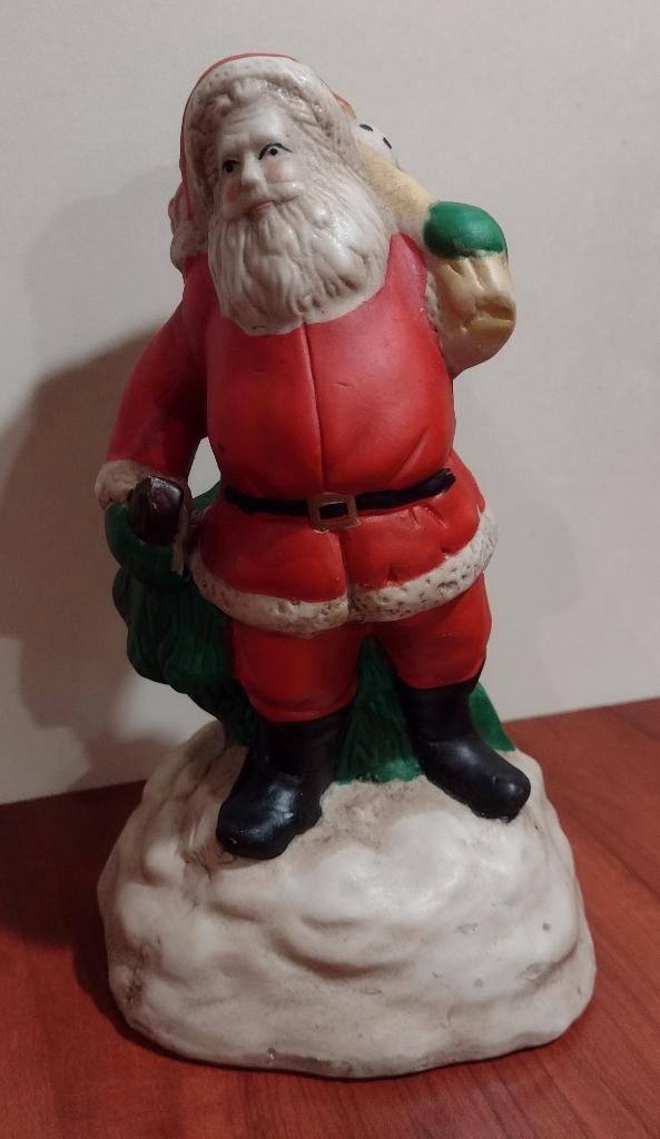 Vintage Kerstman Beeldje Keramiek 17cm hoog. (B), Diversen, Kerst, Gebruikt, Ophalen of Verzenden