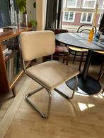 Bauhaus stijl chroom stoel 2x, Huis en Inrichting, Stoelen, Ophalen, Zo goed als nieuw, Twee
