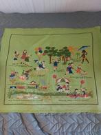 Merklap kinderliedjes, Antiek en Kunst, Antiek | Kleden en Textiel, Ophalen of Verzenden