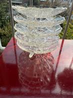 Kristallen Schaaltjes op Pootjes - Set van 5, Ophalen of Verzenden