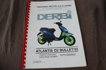 Derbi Atlantis 02 Bullet 2003 parts list  beschikbaar voor biedingen