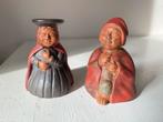 2 ceramische beeldjes man vrouw, Peru? AFM 8x5cm, Verzamelen, Beelden en Beeldjes, Ophalen of Verzenden, Zo goed als nieuw