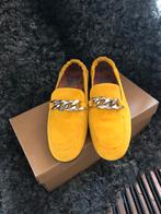 Suède gele loafers, Poelman, Verzenden, Instappers, Geel