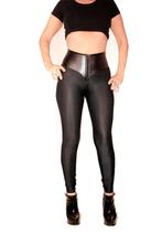 VenusVibes Lak-sheer legging S, Legging, Maat 36/38 (S), Verzenden, Zwart