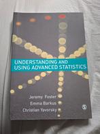 Understanding and using advanced statistics, Boeken, Studieboeken en Cursussen, Ophalen of Verzenden, Beta, Gelezen, WO