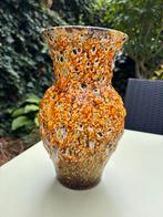 Fat lava vaas Emaux Miel Frans Keramiek 25 cm vintage, Antiek en Kunst, Ophalen of Verzenden