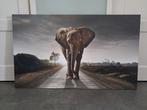 Reinders Schilderij Olifant 70x118 MDF, Huis en Inrichting, Ophalen, Zo goed als nieuw, Schilderij